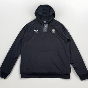 NWT Castore NLL Black Hoodie Sweatshirt Mens Size Large National Lacrosse League